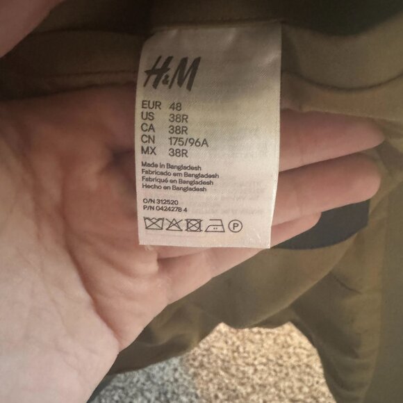 H&M Tan Suit Jacket/Blazer - Picture 3 of 3